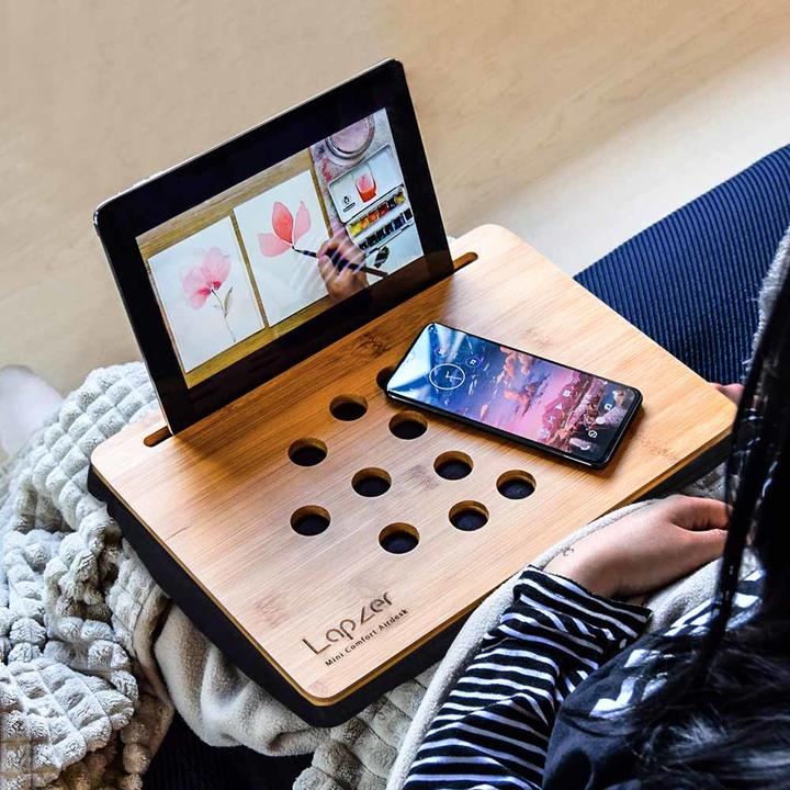 Actual product image TOP Mini laptop and tablet holder