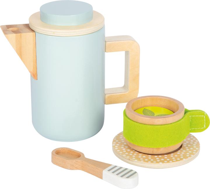 Actual product image small foot Coffee and tea set for children's kitchen.12484