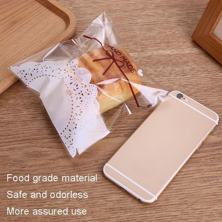 Actual product image König Design 100 x OPP bottom bags with sturdy cross bottom / biscuit bags 30µ / biscuit bags (1 x)