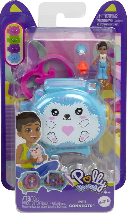 Actual product image Polly Pocket Pet Connects Hedgehog για 4+ ετών HXX23 (Retrieval)
