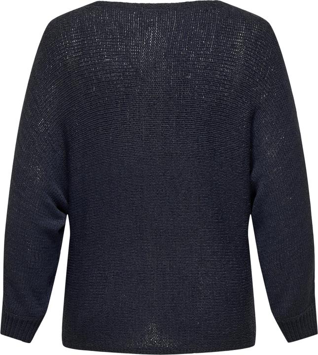 Actual product image Only Knit Fit Round Neck Plus Ribbed Cuffs Pullover Knitted Jumper (L)