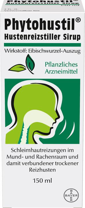 Bayer Phytohustil Hustenreizstiller Sirup, 150 ml Lösung (1 Stück)
