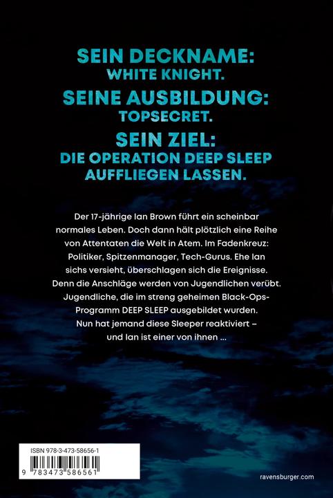 Actual product image Ravensburger Deep Sleep, Band 1: Codename: White Knight (German, Chris Morton, 2023)