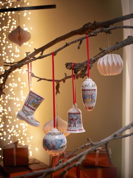 Produktbild Hutschenreuther Sammelserie 2022 Set Glocke/Kugel Weihnachtsa.