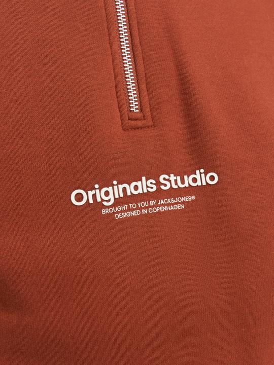 Produktbild Jack & Jones Text Sweatshirt mit halbem Reissverschluss Sweatshirt mit halbem Reissverschluss (XXL)