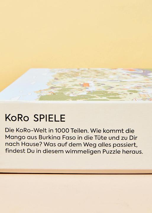 Actual product image KoRo Puzzle "The colourful world" 1000 pieces (1000 pieces)
