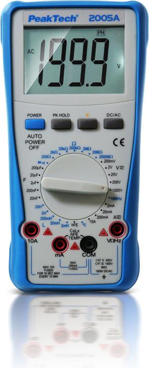 Image du produit Peaktech P 2005 A Multimètre numérique (CAT III 1000V, CAT IV 600V)