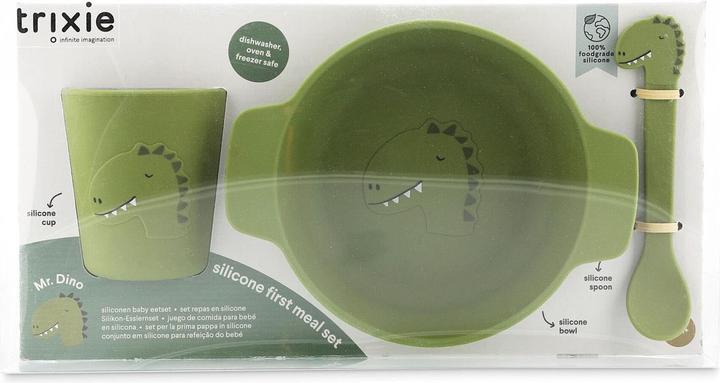 Produktbild Trixie Baby Silikon Kindergeschirr 3teilig Dino (MQ3)