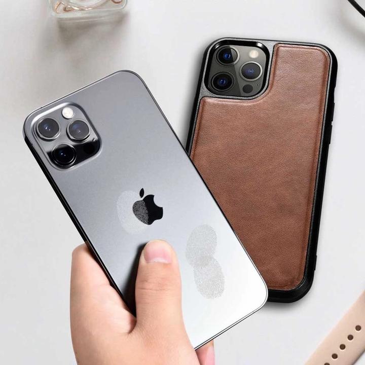 Actual product image iCarer Coque Fourre standard en cuir véritable (Apple iPhone 12 Pro Max)