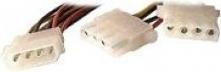 Produktbild Exertis Connect Y-Stromversorgungskabel, 2x 4 Pin Molex Buchse auf 1x 4 Pin Molex Stecker, 0,2 m (0.20 m)