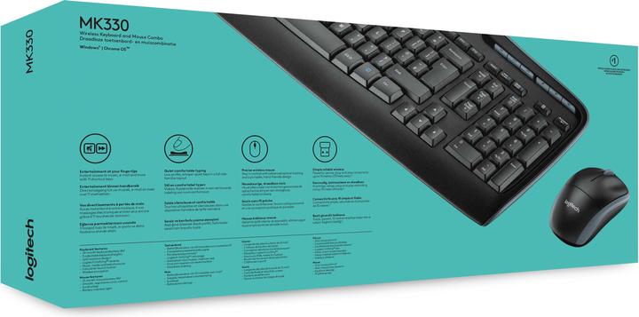 Image du produit Logitech MK330 (US, Sans fil)