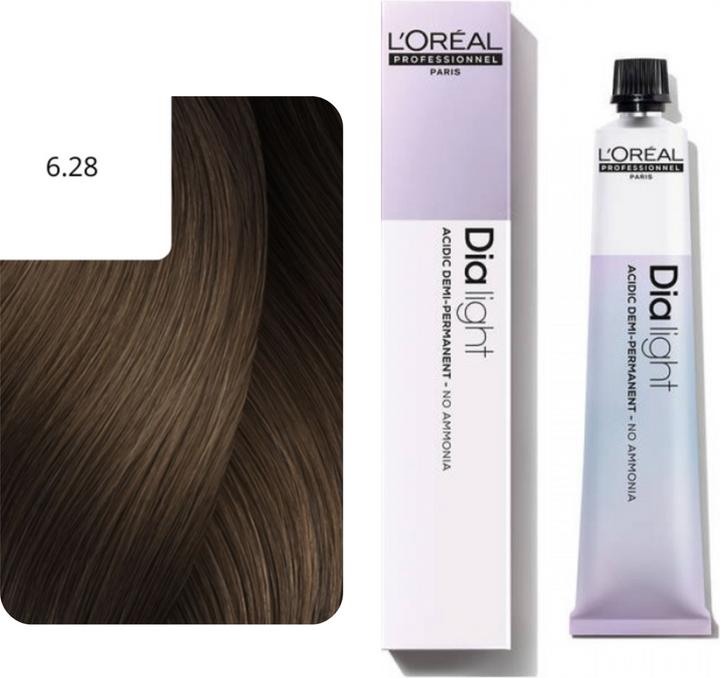 Produktbild L'Oréal Professionnel Dia Light (6.28 Dunkelblond Irisiert Mocca)