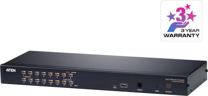 Image du produit Aten KH1516AI : commutateur KVM Cat-IP à 16 ports