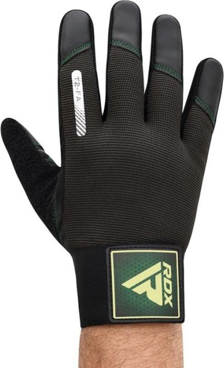 Actual product image Rdx Gym Training Gloves T2 Full Army Green-S (S)