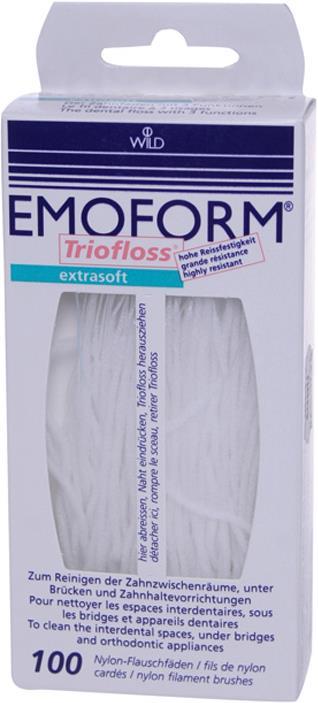 Produktbild Emoform Zahnfäden Triofloss extra soft (0.70 m)