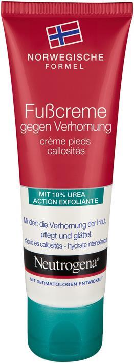 Neutrogena Fusscreme een Verhornunen (Fusscrème & Fussgel, 50 ml)