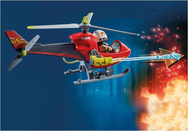 Actual product image Playmobil Fire brigade helicopter (71195, Playmobil City Action)