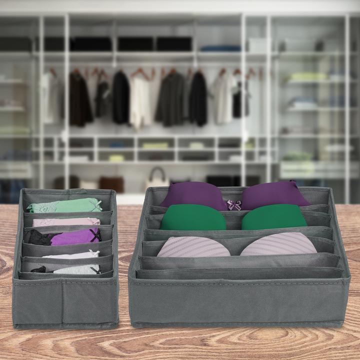 Immagine prodotto Relaxdays 4 portacravatte-divisori (32 x 32 x 9 cm, 9.20 l)