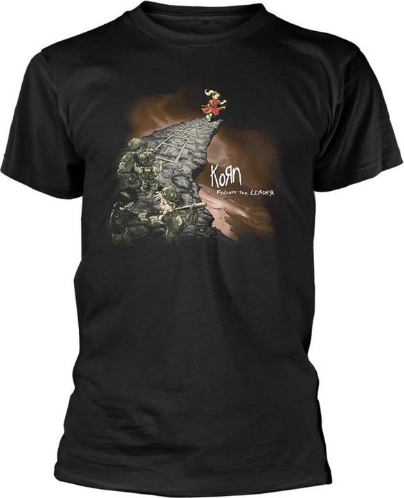 Actual product image Korn Unisex Adult Follow The Leader T-Shirt (XL)