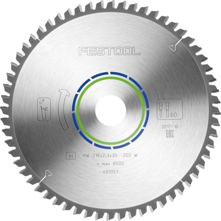 Actual product image Festool Circular saw blade HW 216x2,3x30 W60