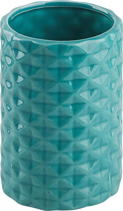Actual product image Beliani Bathroom set 4-piece ceramic turquoise GUATIRE