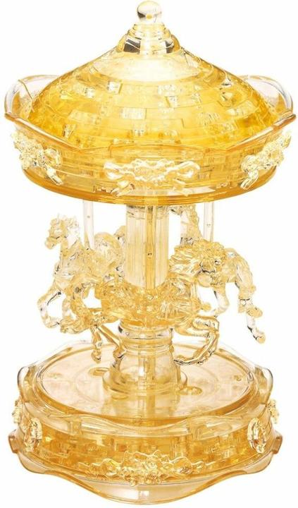 Actual product image HCM Kinzel HCM59152 - Crystal Puzzle: 3D Carousel - Large, 83 Pieces (DE, EN), from 14 years (83 pieces)