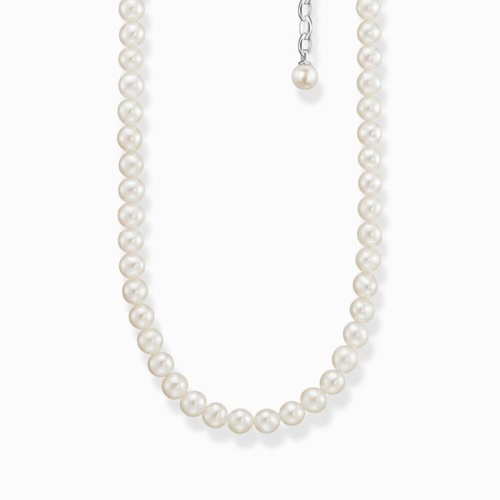 Produktbild Thomas Sabo Halskette Perlen Silber (925 Sterlingsilber, Geschwärzt, 40 - 45 cm)