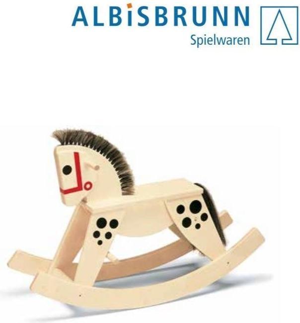 Image du produit Albisbrunn Cheval à bascule en bois de fabrication suisse