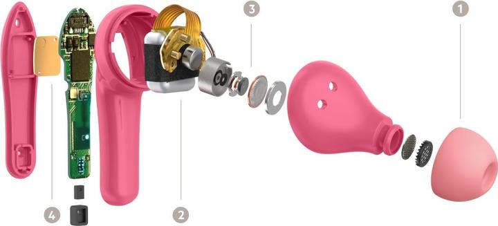 Produktbild Belkin SoundForm Nano Bluetooth In-Ear Kinder Kopfhörer, kabellos, 85 dB Begrenzung, True Wireless