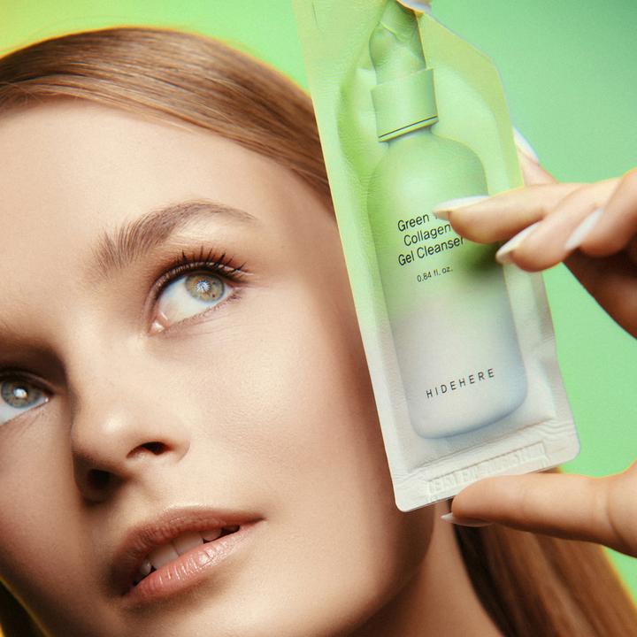 Immagine prodotto Hidehere Gel detergente al tè verde e collagene 25ml (Gel, 25 ml)