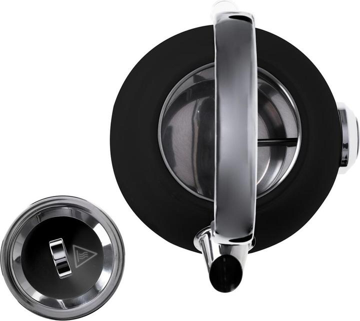 Produktbild Adler AD 1346b Kettle with a Thermomete, Electric, Power 2200 W, Capacity 1.7 L, Black (1.70 l, EU-Stecker)