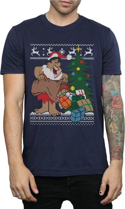 Produktbild The Flintstones Christmas Fair Isle TShirt (XL)