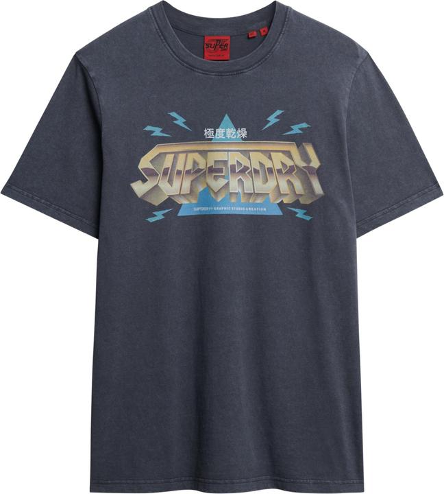Superdry Lässiges T-Shirt mit Rockband-Logo