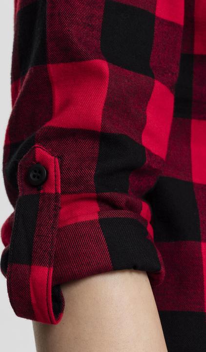 Produktbild Urban Classics Ladies Turnup Checked Flanell Shirt (XS)