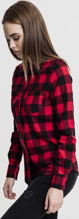 Produktbild Urban Classics Ladies Turnup Checked Flanell Shirt (XS)