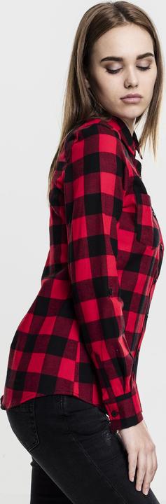 Produktbild Urban Classics Ladies Turnup Checked Flanell Shirt (XS)