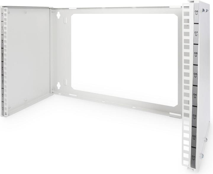 Produktbild Digitus 8HE Wandhalterung,Grau (8 HE, 19 Zoll Rack)