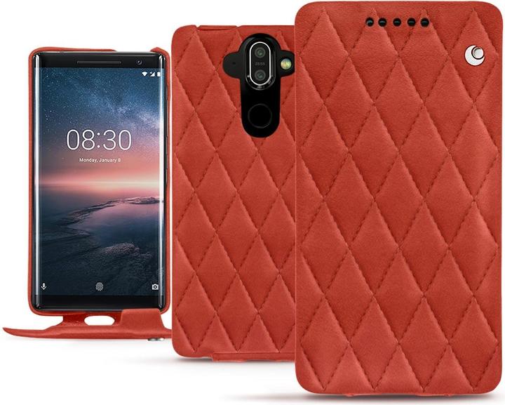 Productafbeelding Noreve Lederen omslag verticaal (Nokia 8 Sirocco)