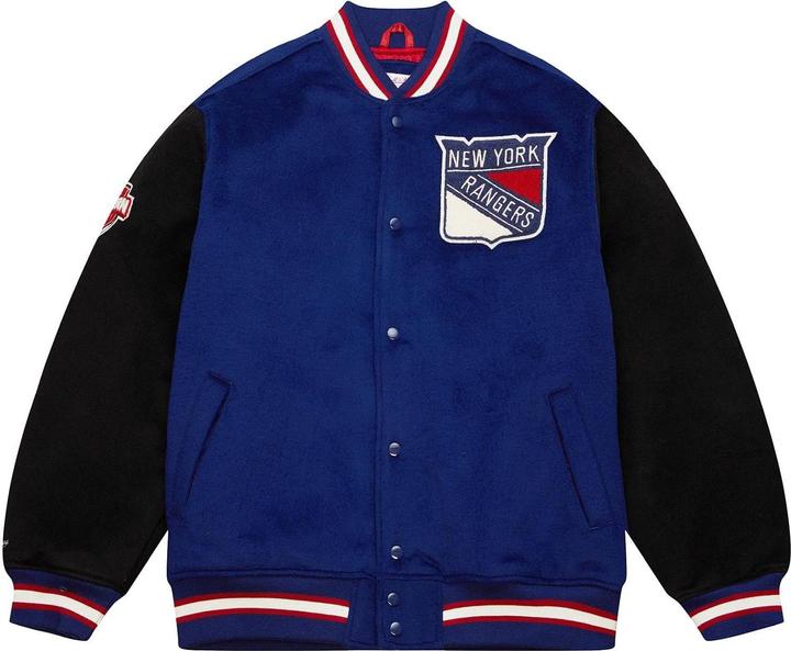 Mitchell & Ness M&N Legacy Varsity Wool Jacke - NHL New York Rangers - XL (XL)