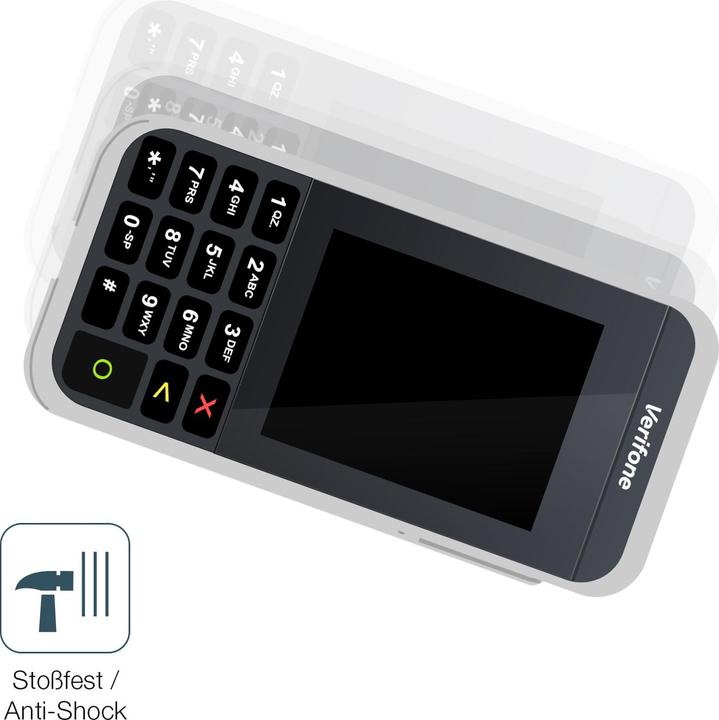 Actual product image Dipos Anti-Shock Screen Protector Clear (1 Piece, Verifone e285)