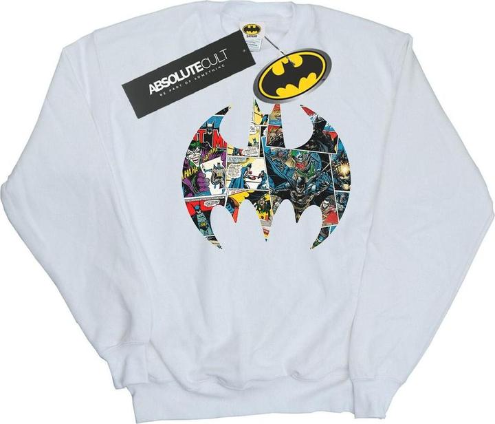 Batman Comic Buch Logo Baumwolle Sweatshirt