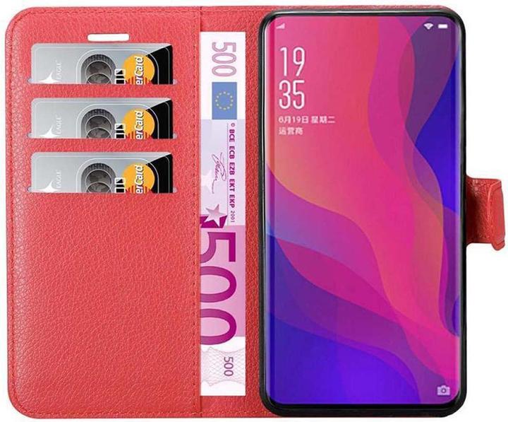 Actual product image Cadorabo Book with stand function cover (Oppo Find X)