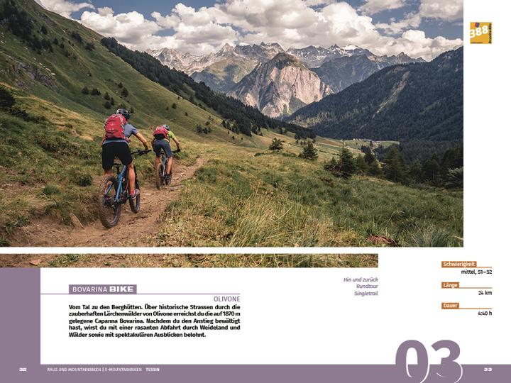Actual product image Tessin Raus und Mountainbiken | E-Mountainbiken (German, Hallwag Kümmerly+Frey AG, 2022)