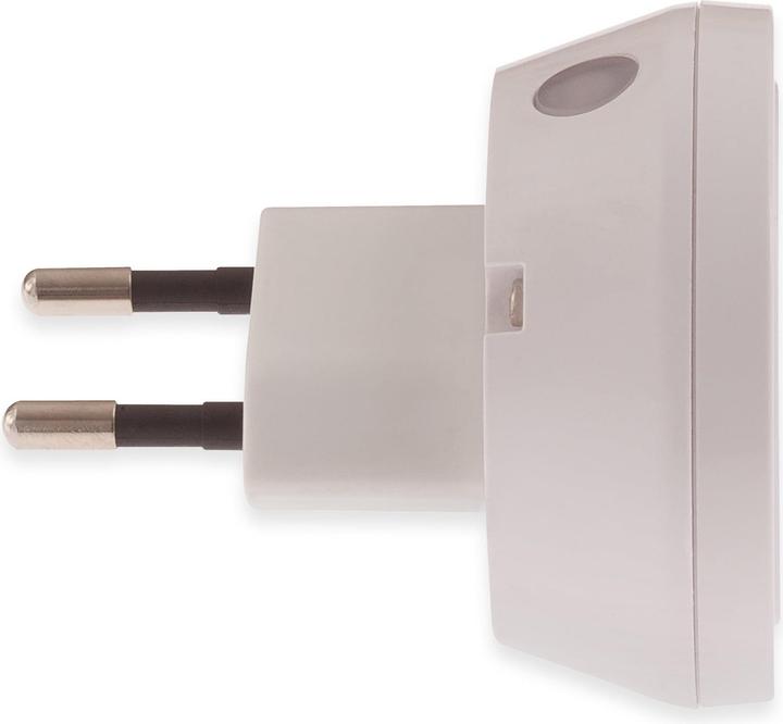 Produktbild Müller Licht LED Sensor Nachtlicht 1W 2 lm 2700 K warmweiss Apollo weiss mit Dämmerungssensor