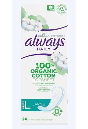 Produktbild Always Cotton Protection (24 x, Slipeinlagen)