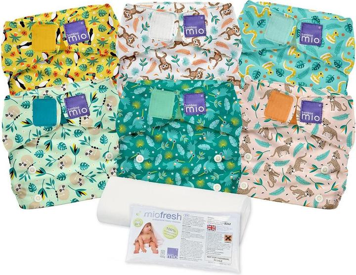 Immagine prodotto Bambino Mio Set di pannolini riutilizzabili Miosolo (Taglia unica, Pacco trasportabile, 6 Pezzo/i)