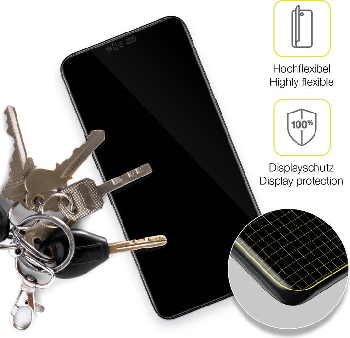 Image du produit Dipos Film de Protection d’écran Full-Cover 3D (2 pièce(s), LG V50 ThinQ)