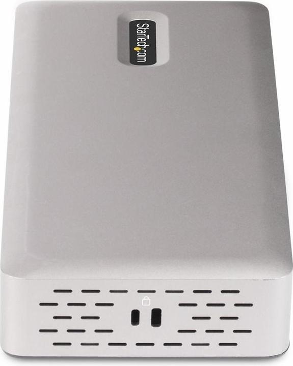 Produktbild StarTech com 132UE-TB4USB4DOCK, Kabelgebunden, Thunderbolt 4, 98 W, 3,5 mm, 10,100,1000,2500 Mbit/s (Thunderbolt, 7 Ports)