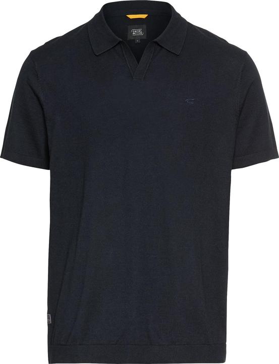Actual product image Camel Active Strick-Poloshirt aus Baumwoll-Leinen-Mix (L)