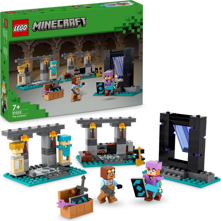 Image du produit LEGO 21252 L'armurerie (21252, LEGO Minecraft)